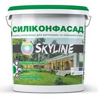 Фасадная краска Силиконфасад SkyLine для наружных работ, эффект Лотоса