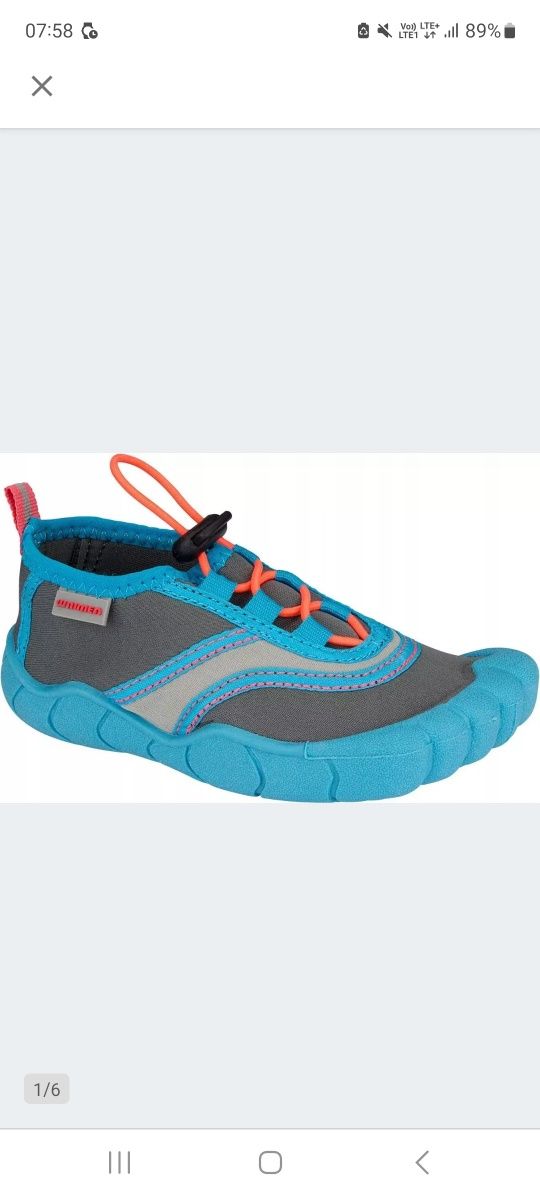 Nowe buty do wody na plażę z palcami rozmiar 30