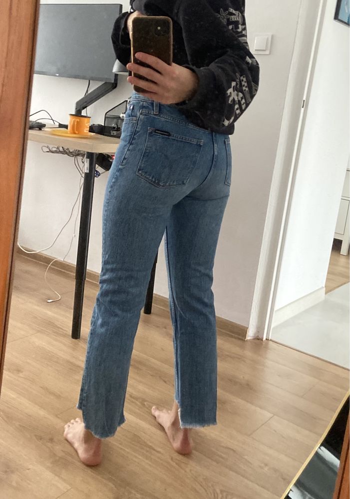 Calvin Klein Jeans straight ankle high rise