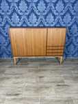 Unikatowa komoda duńska, sideboard w bdb stanie, szafka retro, tranpor