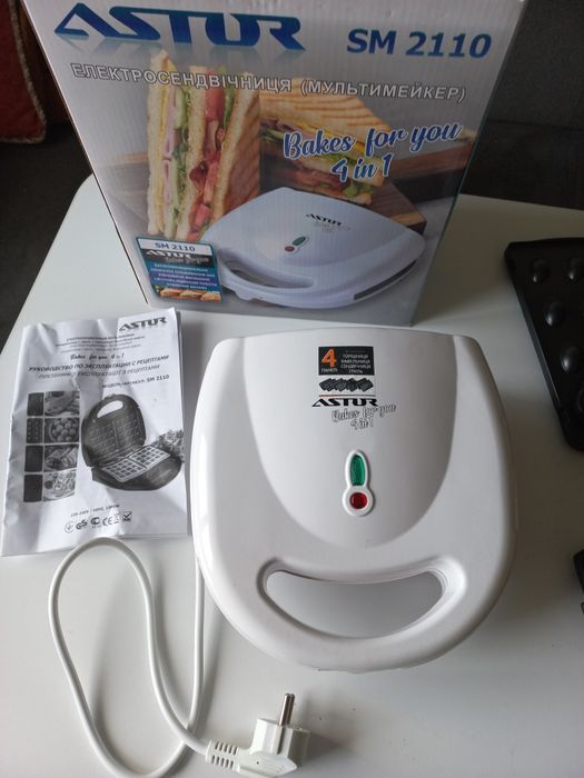 Вафельниця, гриль, бутербродниця, горішниця