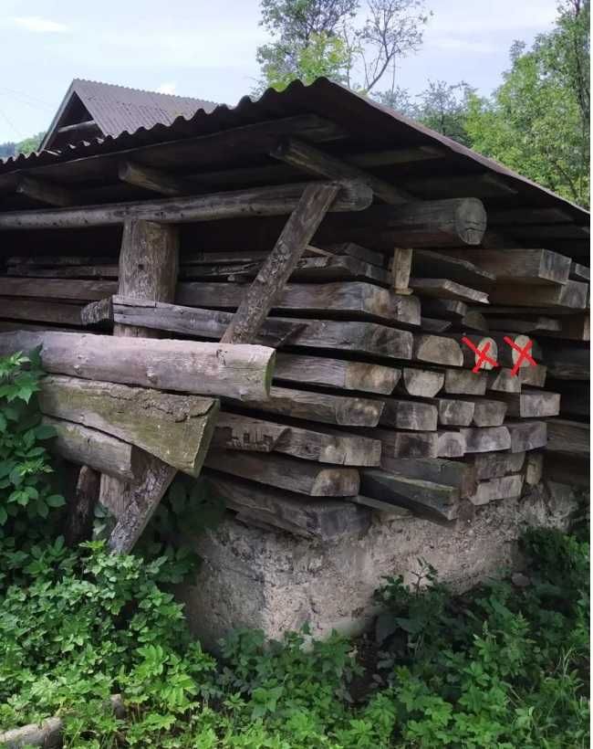 Брус 120х200-300 мм, ялина, 5-9-10 м.