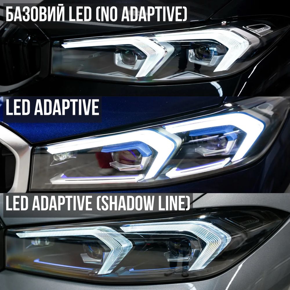 LED ДХО модулі BMW G20/G21 рестайл LCI CS/CSL/GTS/M3 Блоки Фары желтые