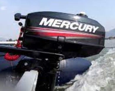 Mercury 3,3 + Човен "Романтика" дюраль. Комплект водний.