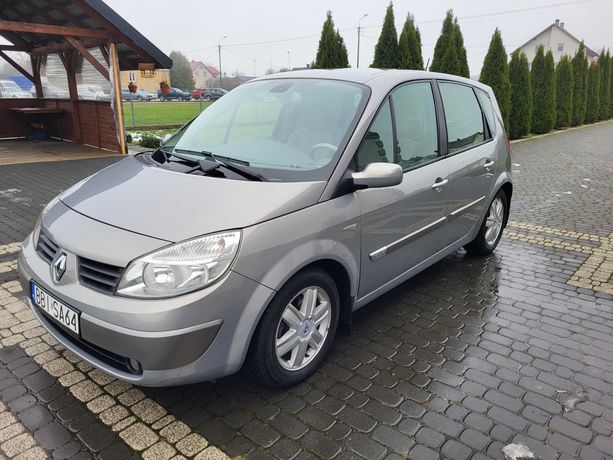 Renault Scenic 1.9 dci 6 biegów, alu 16", niski przebieg, piękny kolor