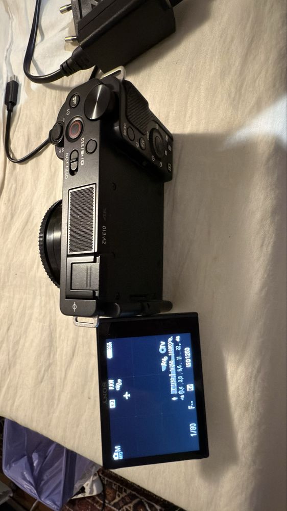 Sony ZVE 10 + lente do kit