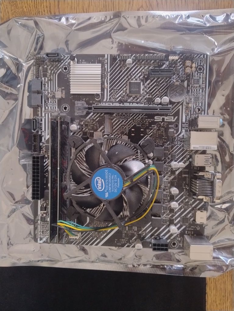 Płyta główna PRIME H510M-D + Intel i3 10100 + 16gb ram ddr4