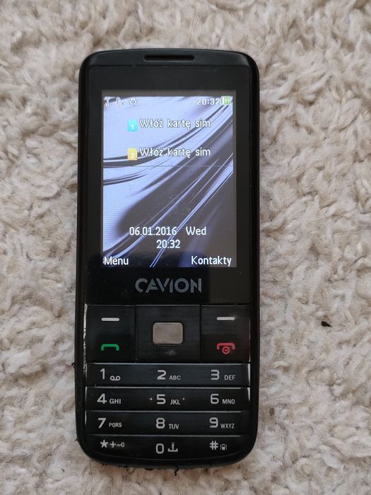 telefon komórkowy Cavion komórka dla emeryta