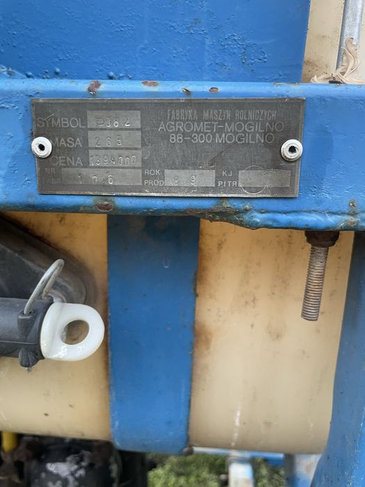 Opryskiwacz 440l 15m Agromet Mogilno 1989 Pierwszy Własciciel