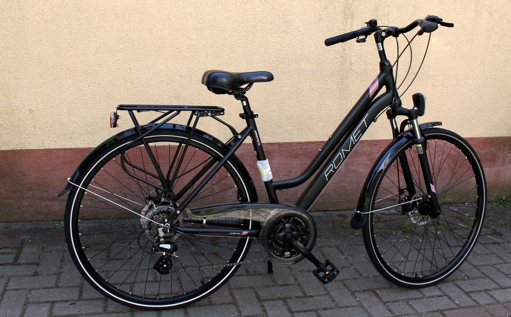 Rower ROMET GAZELA 28" 2 czarno-różowy