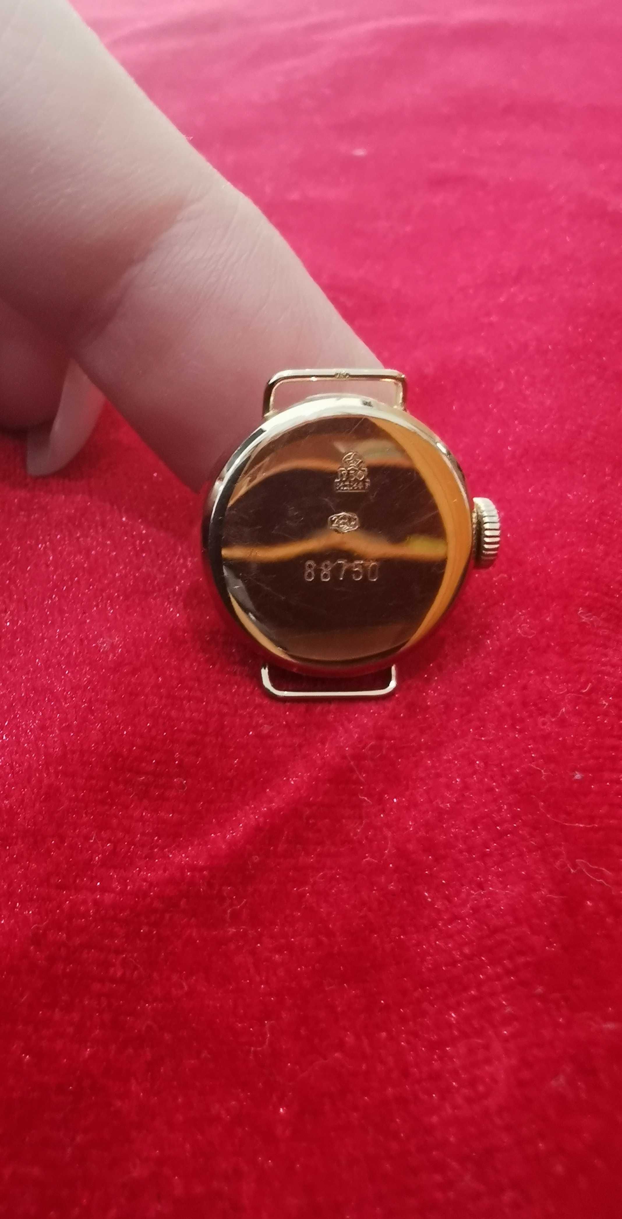 Złoty zegarek "Slava" pr 750, 18k