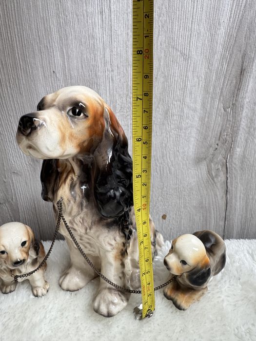 Porcelanowe figurki psów