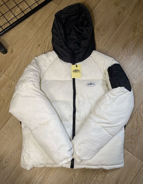 Пуховик білий Corteiz M L
