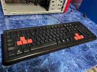 Клавиатура игровая проводная A4Tech геймерская