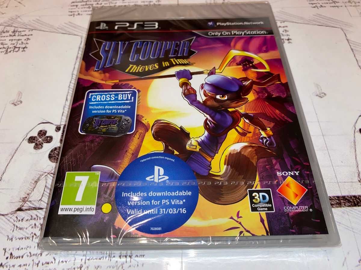 Sly Cooper Thieves In Time Ps3 polska wersja nowa folia