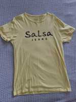 T-shirt Amarela homem, Salsa