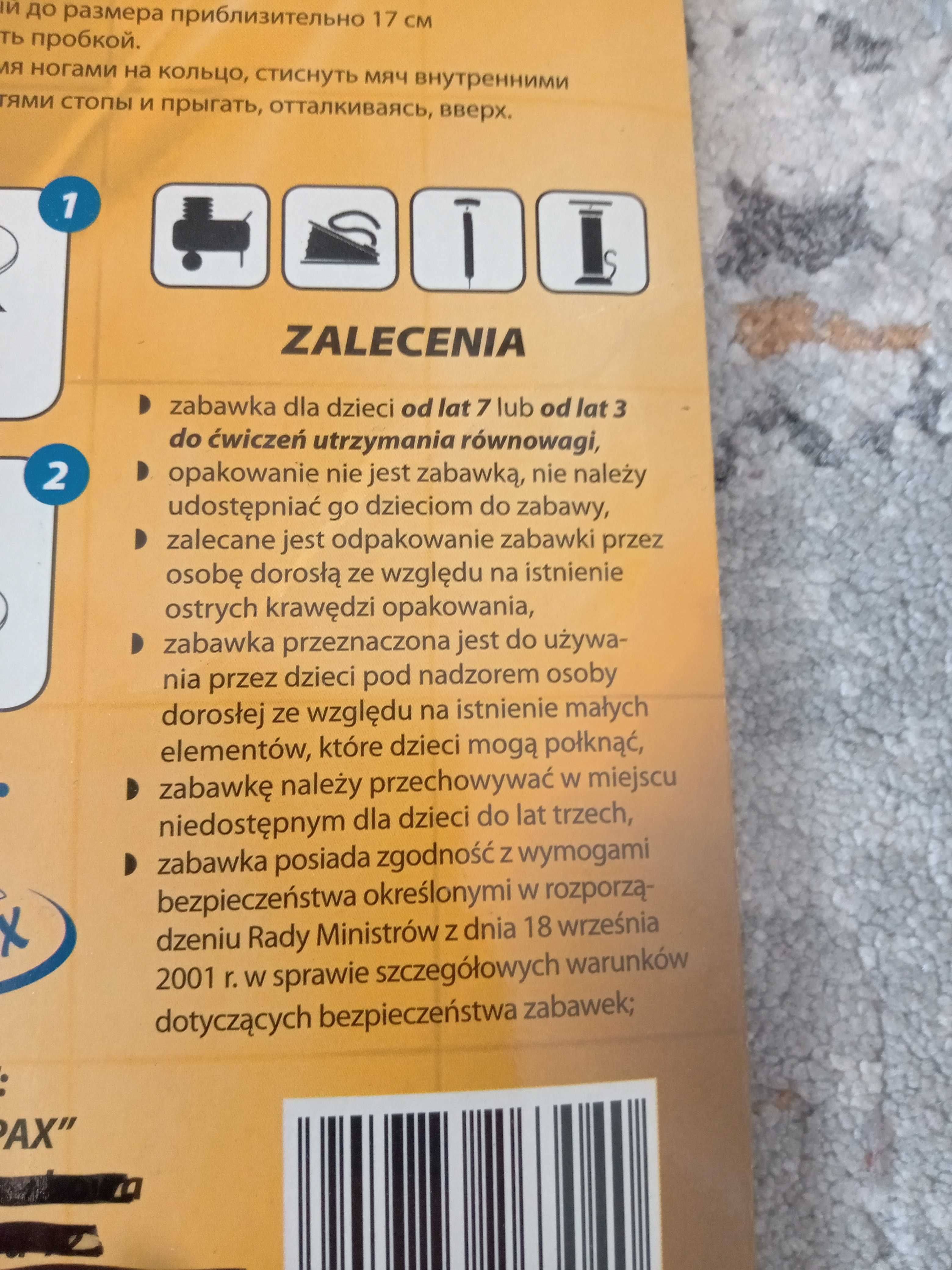 Piłka do skakania Jumping Ufo równowaga SI integracja sensoryczna