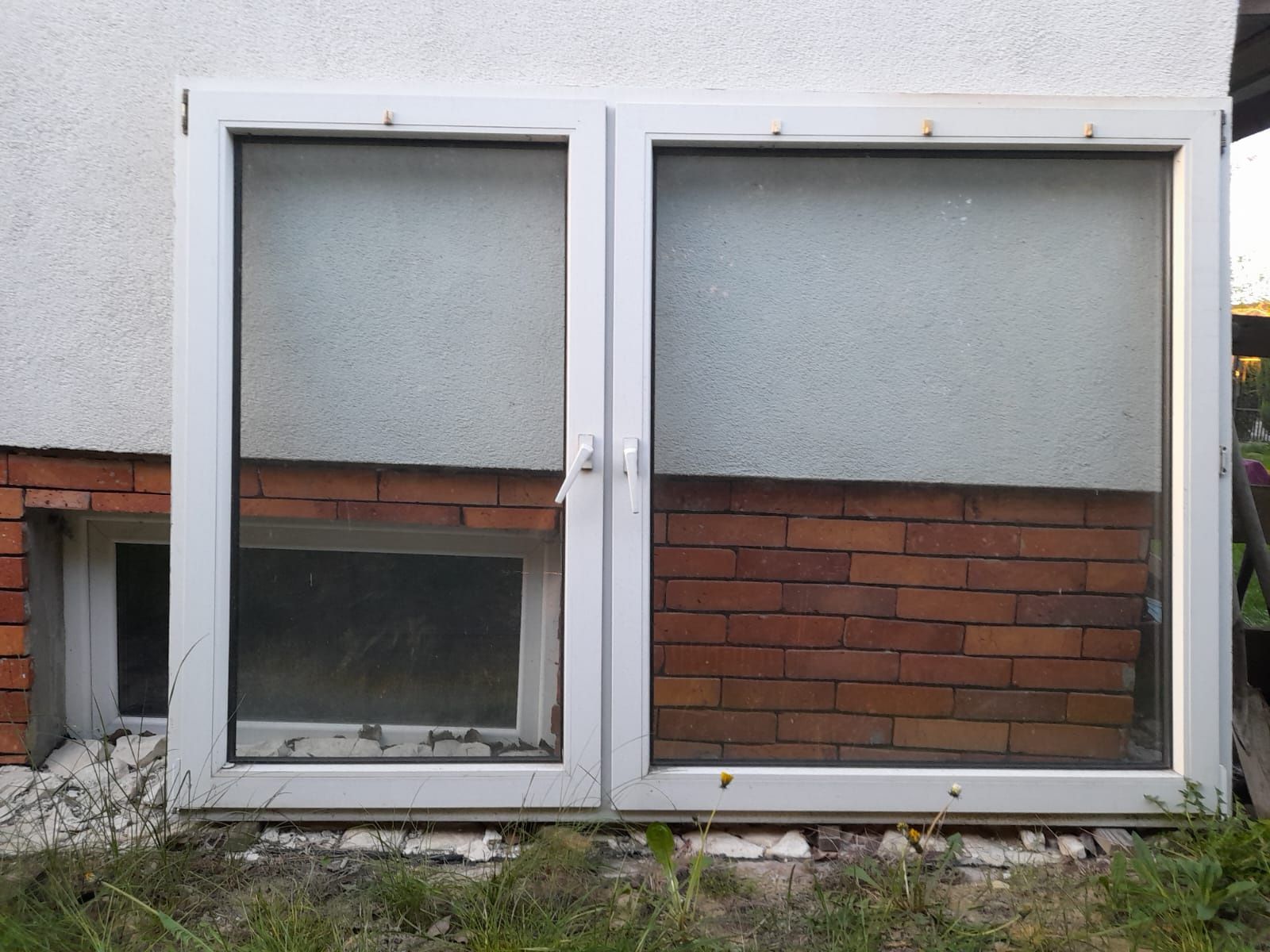 Okno dwuskrzydłowe z demontażu 2,6 x 1.43