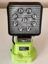 LAMPA robocza 9 LED halogen 27W do RYOBI ONE PLUS