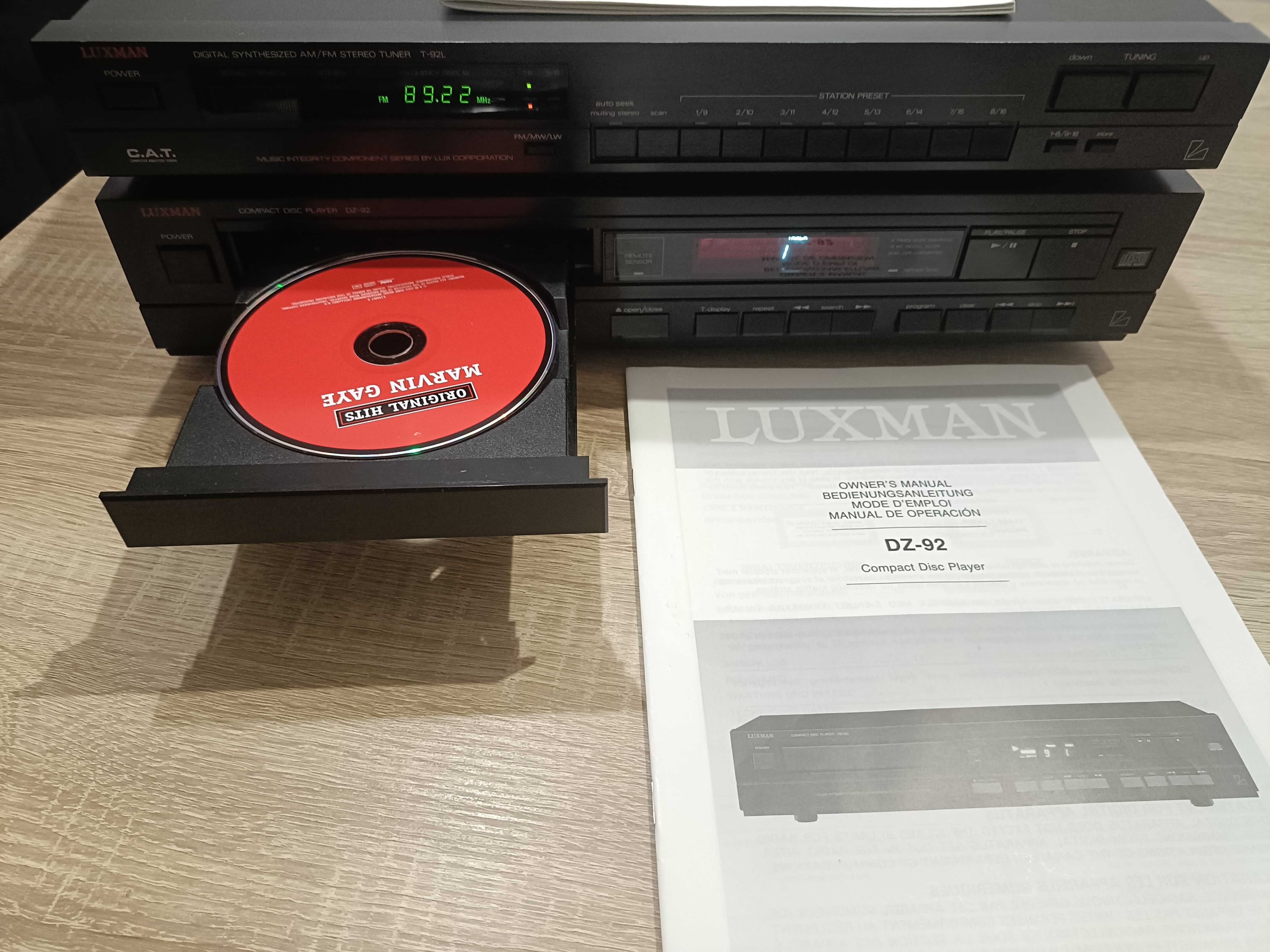 Luxman odtwarzacz cd DZ92 i tuner T92L