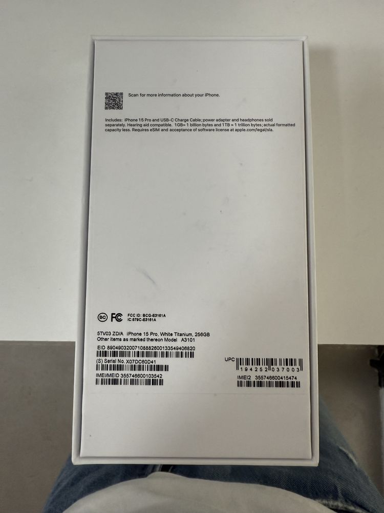 Материнська плата iPhone 15 Pro 256Gb. (З Face ID)