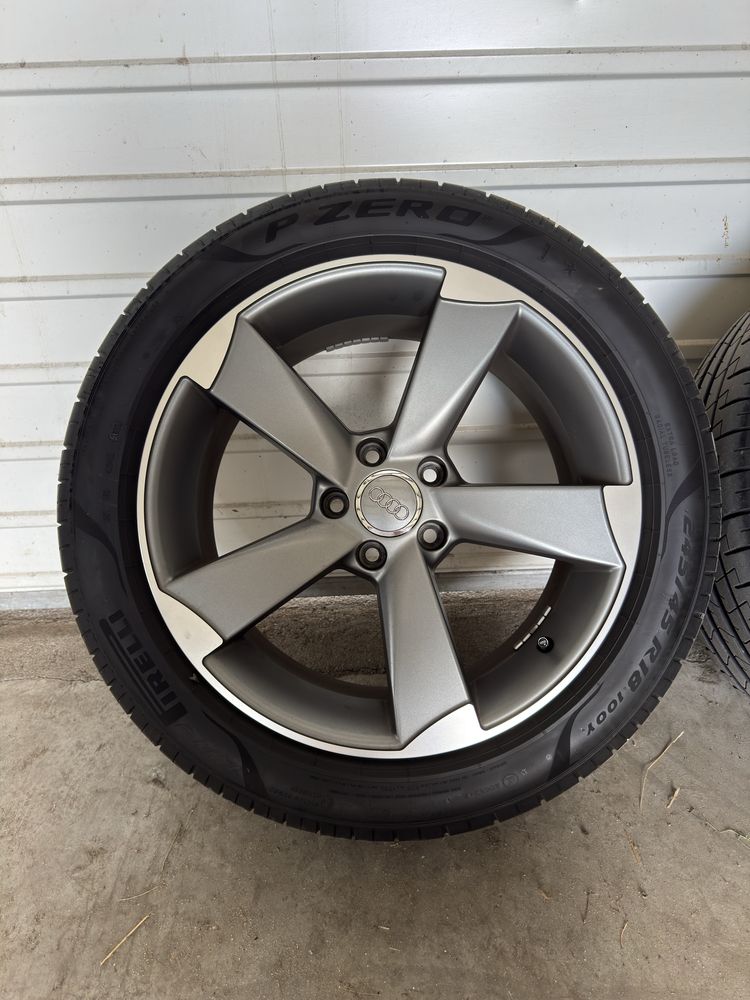Koła Audi ROTOR 18 Felgi ET45 Pirelli P Zero ET45 8Jx18