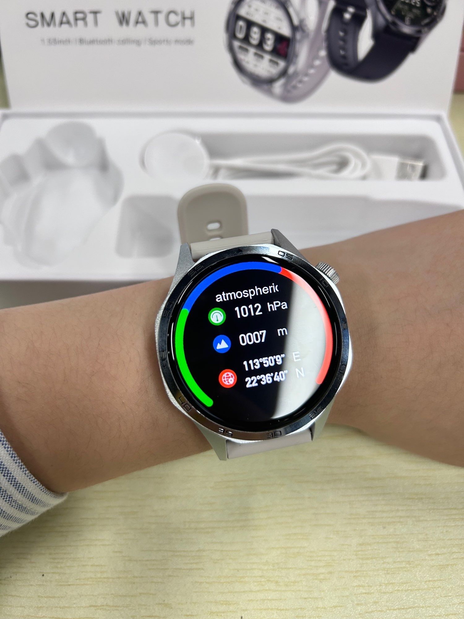 Smartwatch GT5 Pro Srebrny