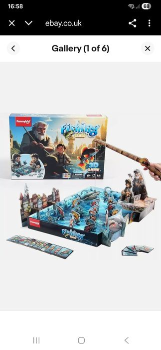 Gra planszowa wędkarska