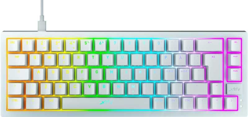 Teclado Xtrfy K5 Branco Compact RGB Gaming PT-PT