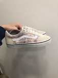 Trampki Vans Old Skool krotkie bezowe wzorki rozmiar 37