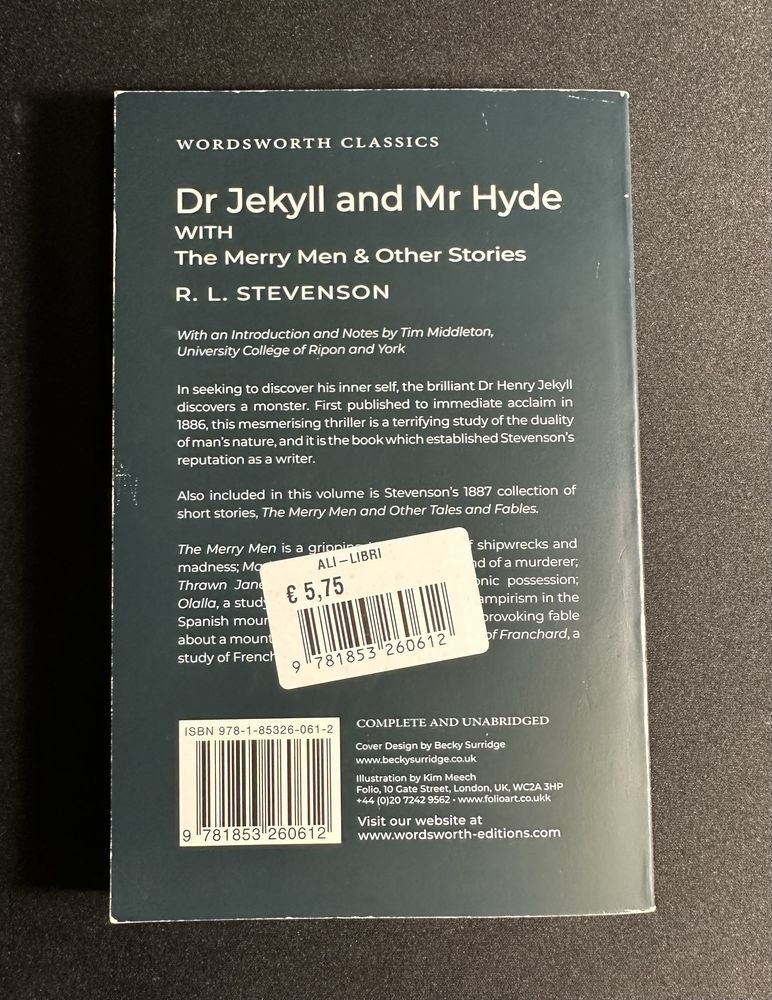 Dr. Jekyll and Mr. Hyde (ENG) R.L. Stevenson