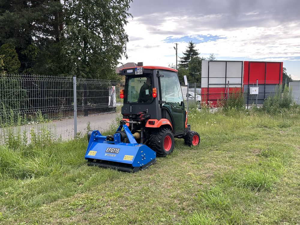 Wynajem traktora kubota glebogryzarka, kosiarka, zamiatarka