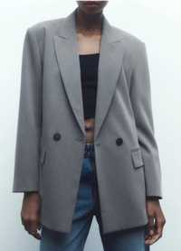Пиджак Zara серый