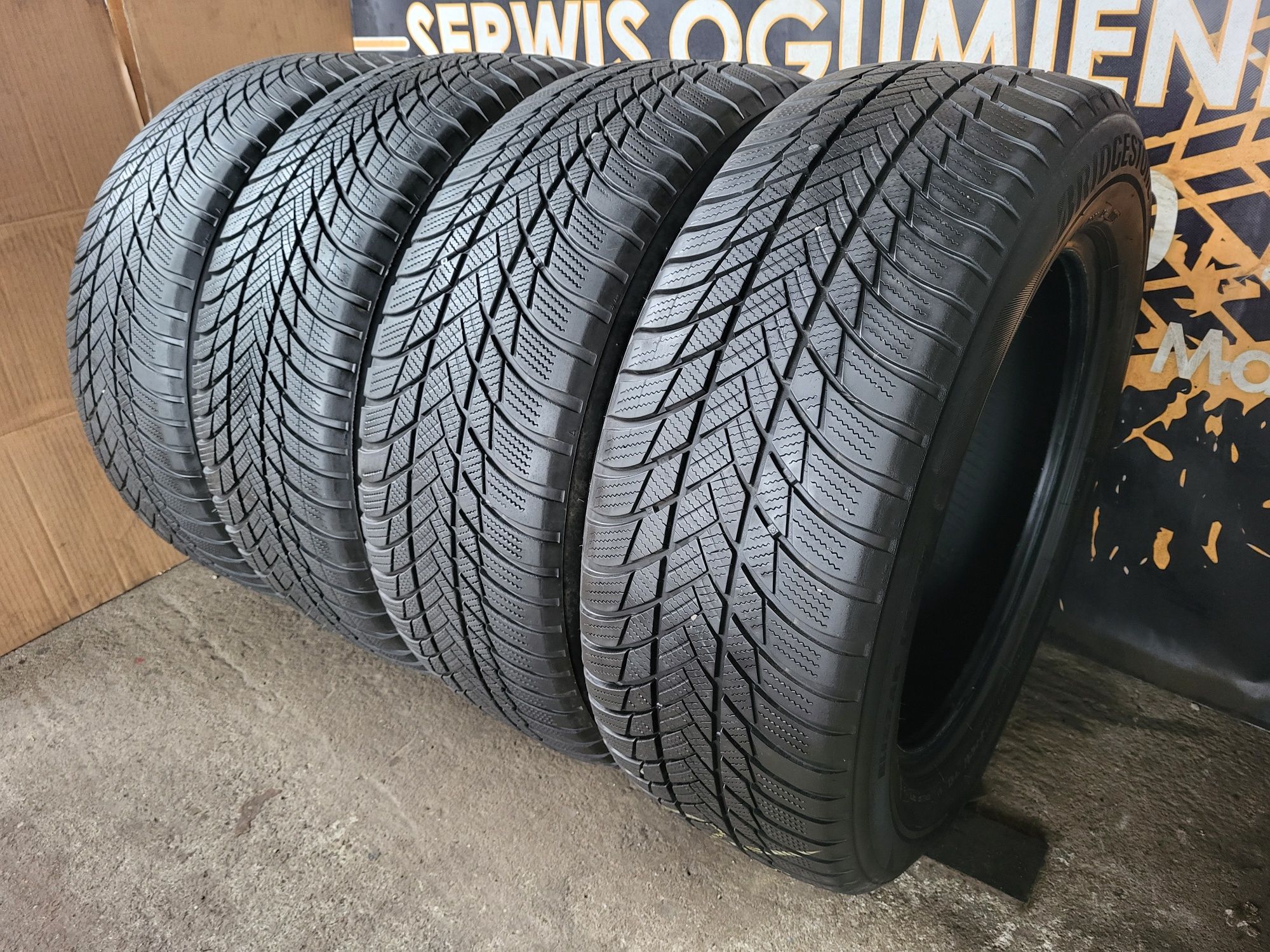 Opony zimowe 225/60/17 Bridgestone 19rok 5,5/6,3mm