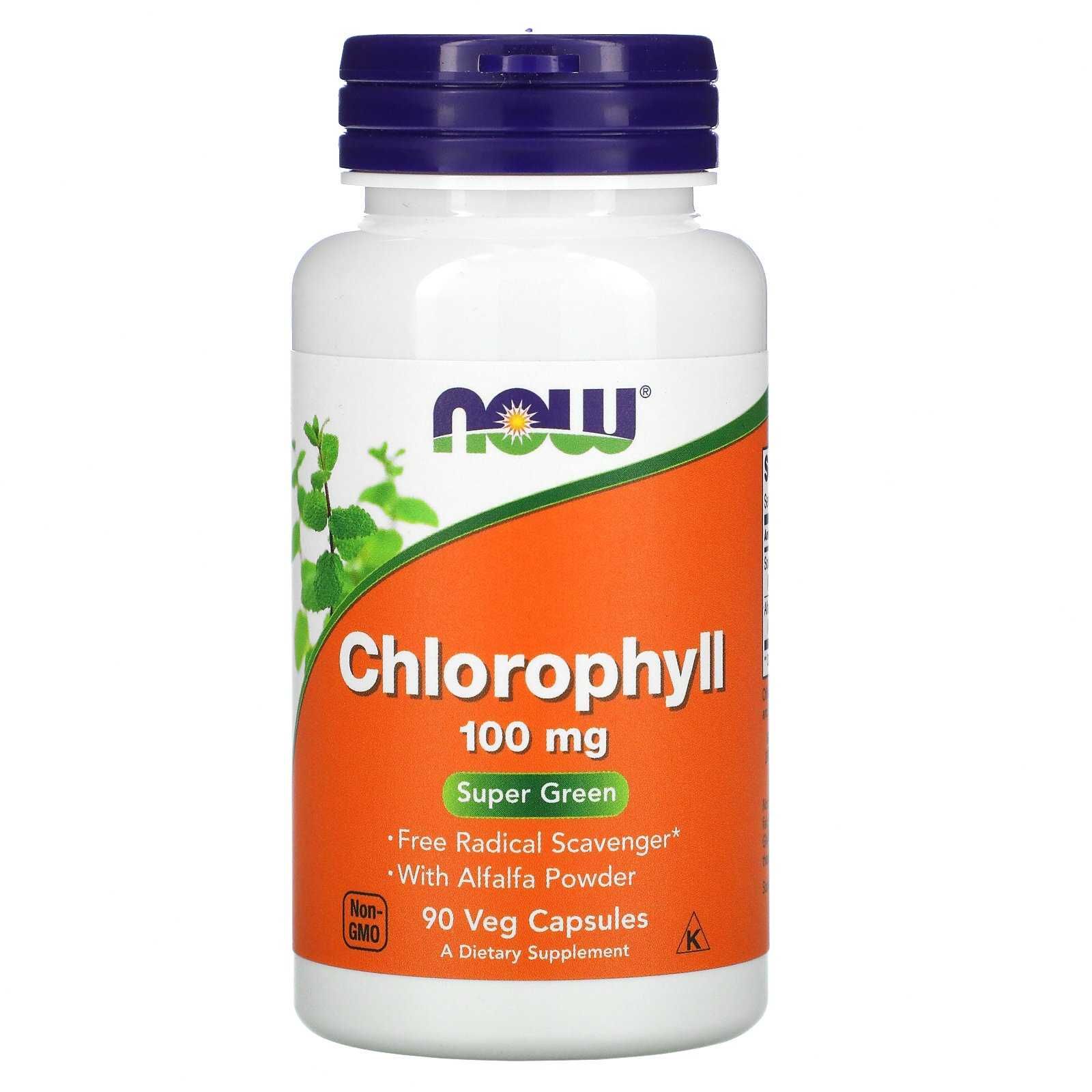 Хлорофилл Chlorofresh жидкий и в капсулах Nature's Way Now Foods США