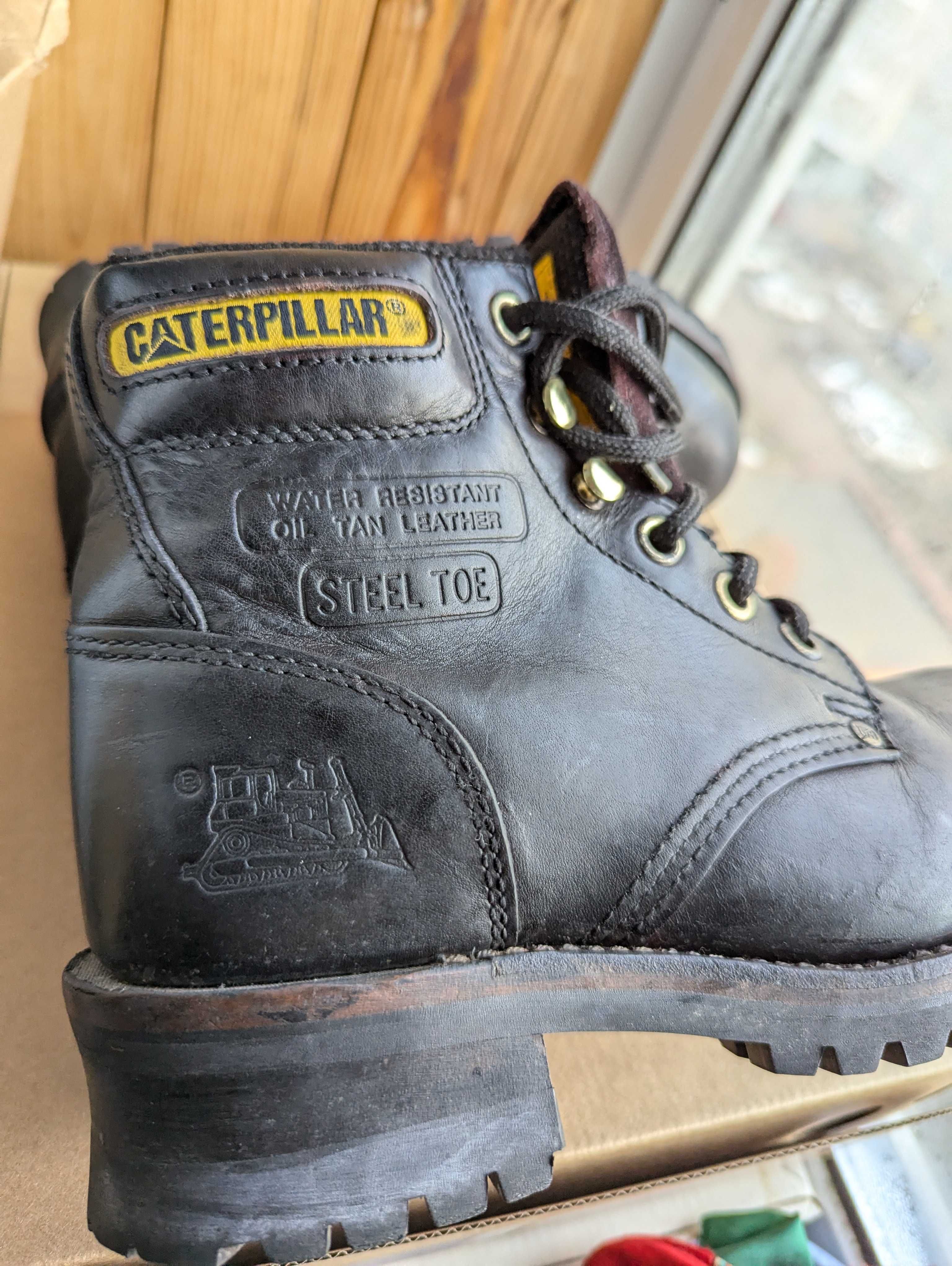 Caterpillar 38 розмір CAT черевики шкіряні оригінал ботинки