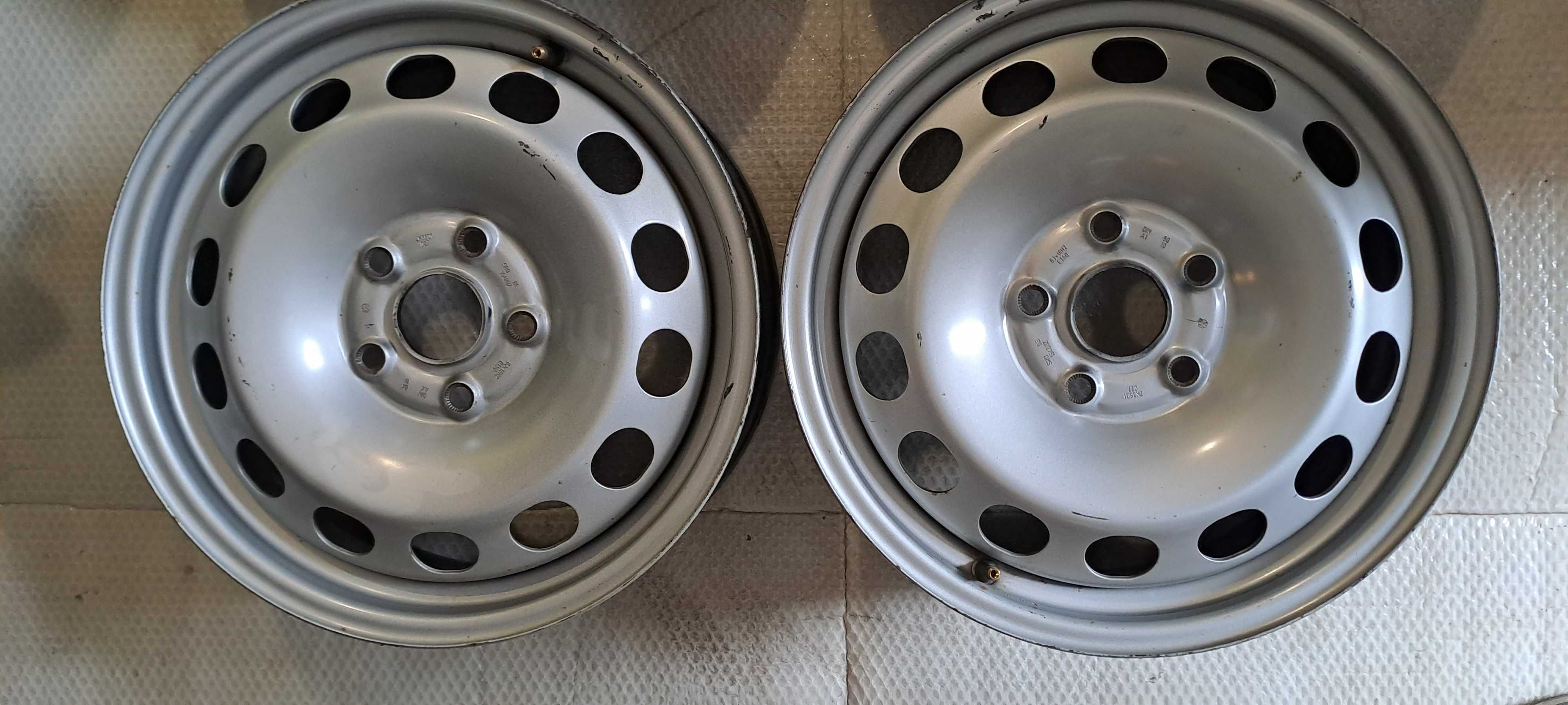 VW 2K3 CADDY ORG. Felgi stalowe 6J / 16" / 5x112 ET50 Komplet 4 szt