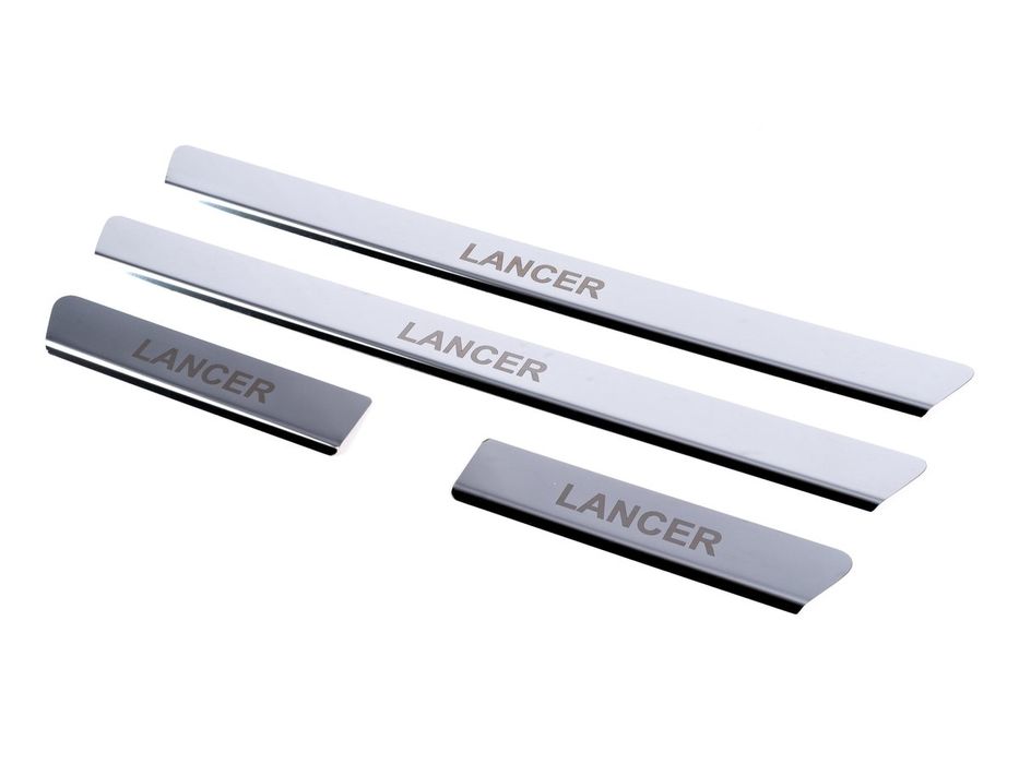 Mitsubishi Lancer 9 Накладки на пороги Carmos