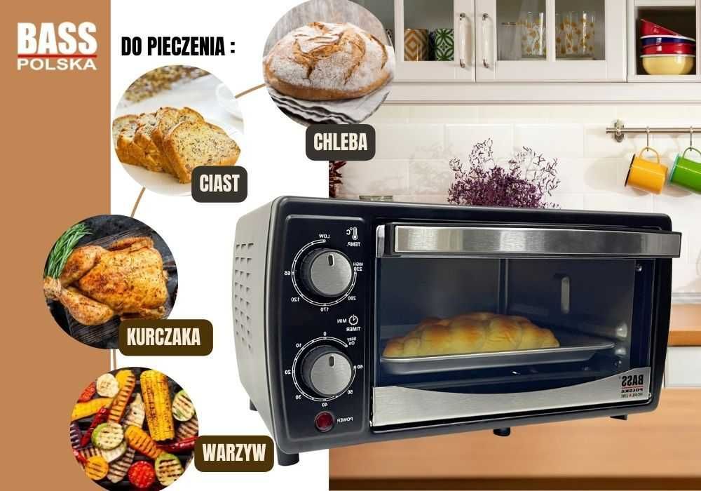 BASS POLSKA Piekarnik Elektryczny Opiekacz Kanapek Toster BH10372