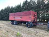Przyczepa wywrotka 3 osiowa ATM AKFL27, Poduszki, hydraulika, rolnicza