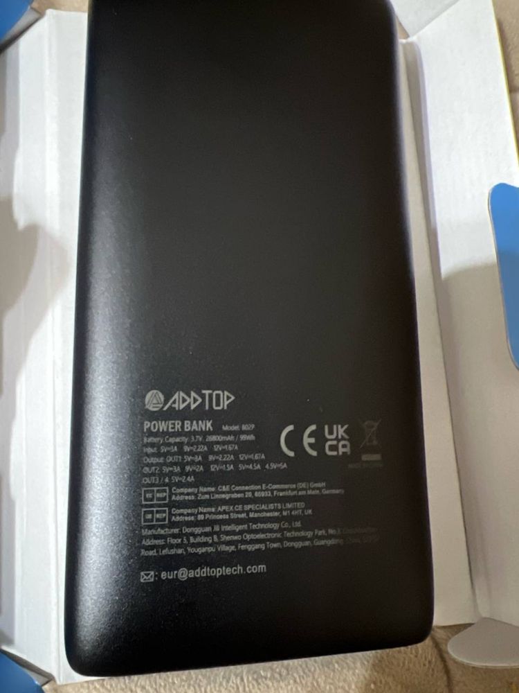 Павер банк A ADDTOP 26800 мАг