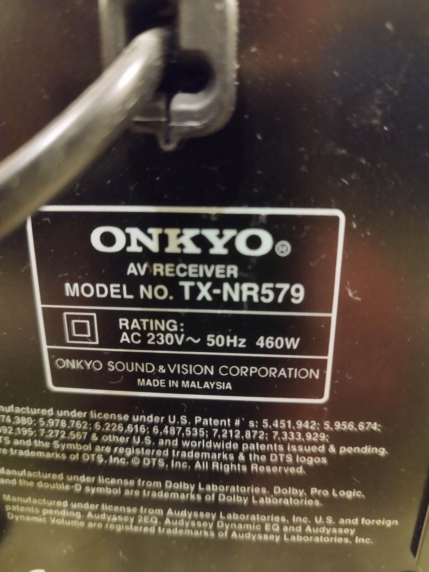 Wzmacniacz ONKYO TX-NR579