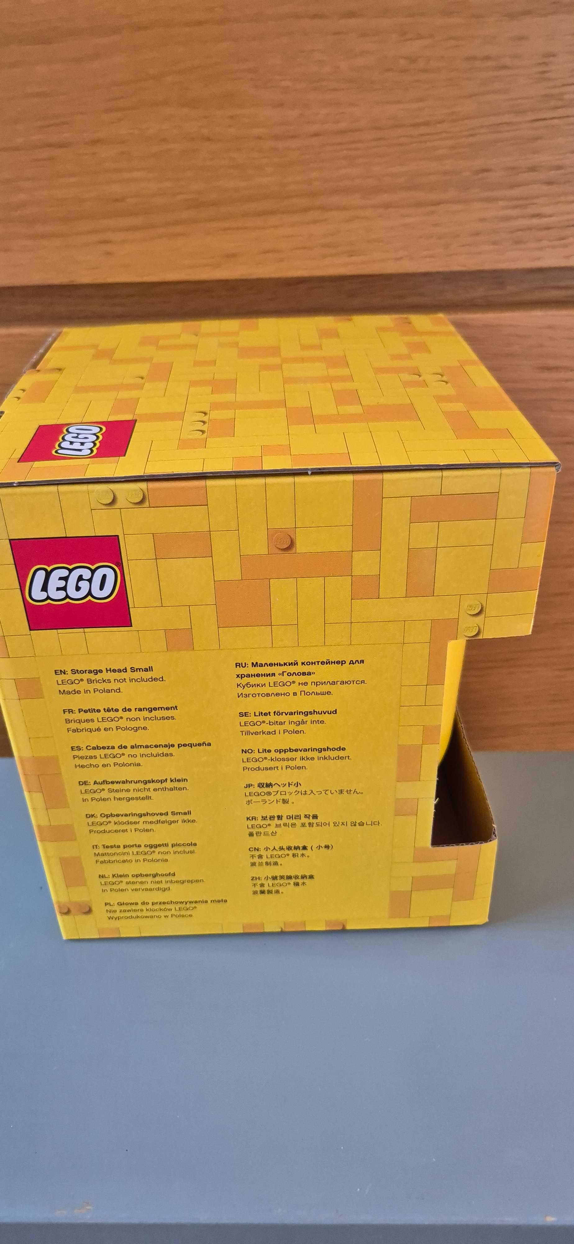 Głowa Lego pojemnik