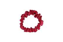 Jedwabna gumka typu scrunchie (frotka) Malinowa XS (różowa)
