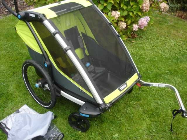 Thule Chariot Cab przyczepka rowerowa używana dla 2 dzieci