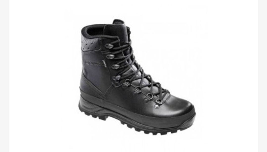 Buty Lowa Mountain Boot GTX Black Gore-Tex czarne górskie wojskowe