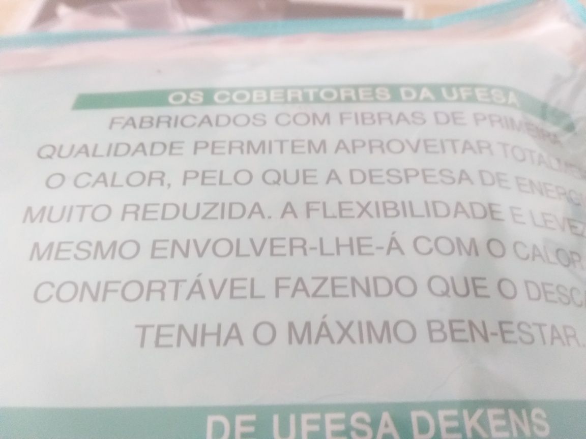 COBERTOR DA UFESA novo aquece muito r confortavel