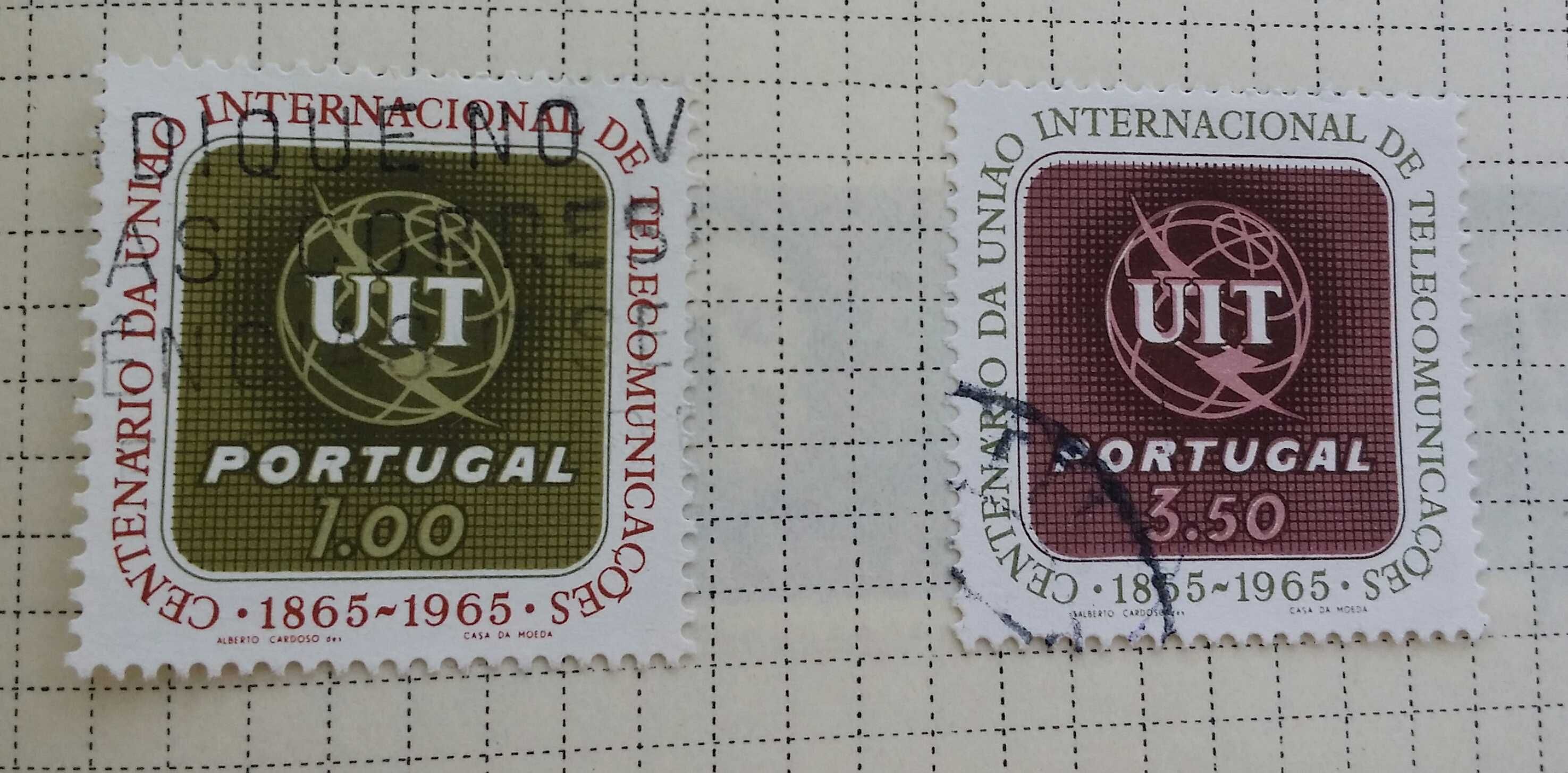 Filatelia selos Portugal ano 1965