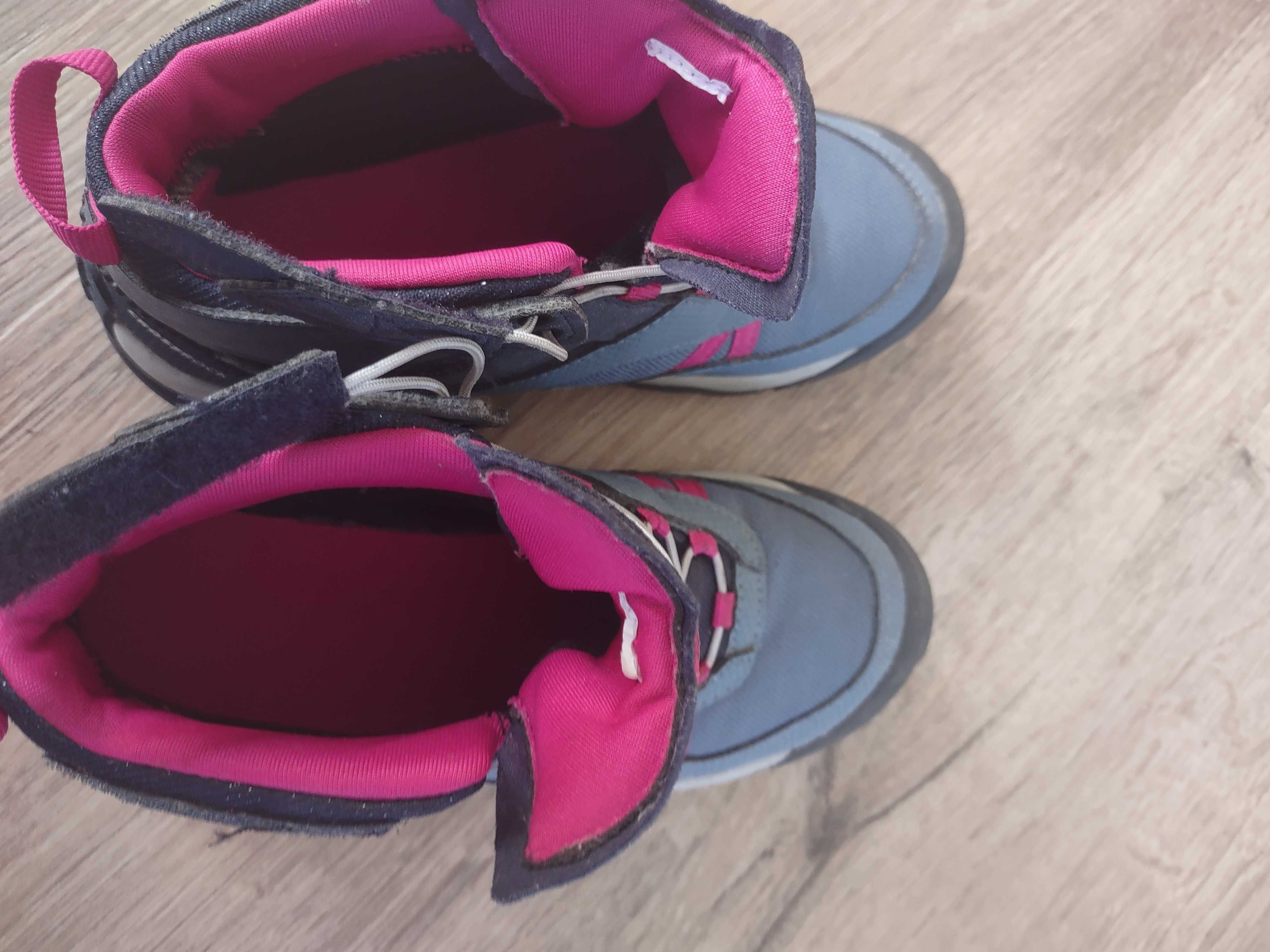 Buty trekkingowe dziewczęce Decathlon Quechura