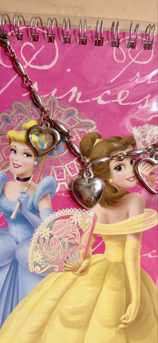 Bloco de notas Princesas Dianey + pulseira exclusiva